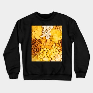 salty food pattern Crewneck Sweatshirt